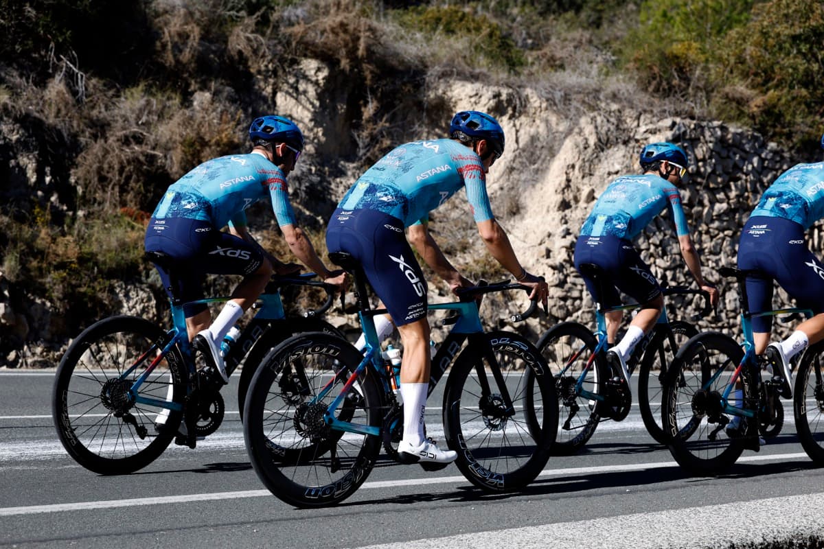 XDS Astana at their January training camp in Altea